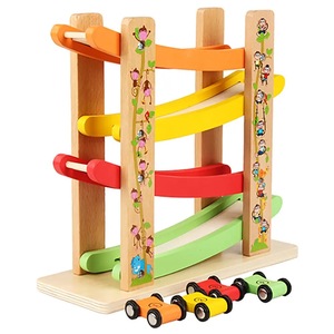 Vente en gros Cadeau d'apprentissage éducatif Montessori pour enfants <span class=keywords><strong>Jeu</strong></span> <span class=keywords><strong>de</strong></span> piste <span class=keywords><strong>de</strong></span> <span class=keywords><strong>course</strong></span> en bois Jouet <span class=keywords><strong>de</strong></span> piste en bois personnalisé Tour coulissante - Product Image 4