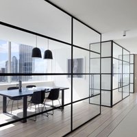 Customized Movable Operable Glass Wall System Tempered Glass Partition for Office & Conference Room