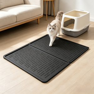 For Cross-Border New Pet Mat Interlocking Extra-Large <strong>Silicone</strong> Mat Prevents <strong>Litter</strong> Tracking Guards <strong>Cat</strong> <strong>Litter</strong> Splashing - Product Image 6