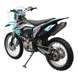 Yeni çift spor yarış 4 zamanlı motokros Off Road hızlı motosikletler gaz yetişkin kir bisiklet