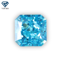 7A-Qualität Quadratisch Geschnittene Crushed-Ice-Cut Mehrfarbige Hochkarätige Diamanten Lose Edelsteine Synthetischer Kubischer Zirkonia CZ-Diamanten