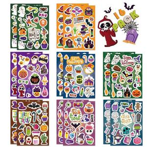 Halloween Series of Custom Decorative Stickers Pumpkin Elves 3D Stickers Self-adhesive <strong>Spooky</strong> Glow-in-the-dark Stickers - Product Image 4