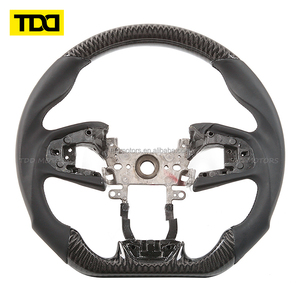Volant en fibre de carbone véritable TDD compatible avec Honda Civic Fk8 Fk7 Type R toutes années, personnalisable - Product Image 5
