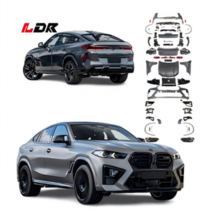 Kits <span class=keywords><strong>carrosserie</strong></span> pour BMW X6 Série 2007-2015 E71, mise à niveau vers G06 LCI X6M F96, style le plus récent, accessoires de <span class=keywords><strong>voiture</strong></span> avec capot, ailes et pare-chocs - Product Image 1