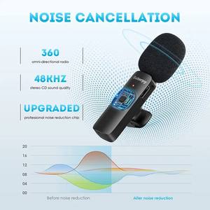 PIX-LINK Vente en gros d'usine K11  <span class=keywords><strong>Tik</strong></span> <span class=keywords><strong>Tok</strong></span> Best Seller Microphone sans fil cravate USB pour iPhone Android - Product Image 3