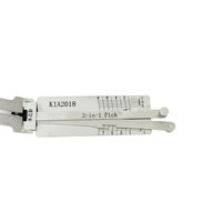 Lishi pour Kia2018 2-en-1 ensemble de sélection et de décodeur de verrouillage outils de serrurier automatique pour clé de voiture KIA