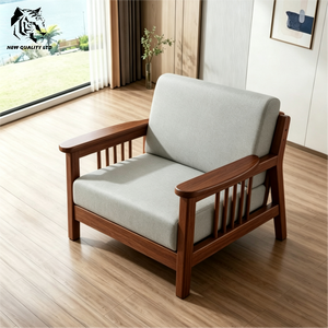 Sofá de tela de fábrica a buen precio, personalizable, en stock, listo para enviar, nuevo sofá seccional de madera para sala de estar, muebles de moda. - Product Image 6