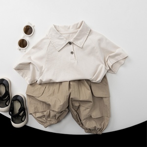 <span class=keywords><strong>Pantaloni</strong></span> Estivi per Bambini Unisex Sottili Monocolore <span class=keywords><strong>Cargo</strong></span> Anti-Zanzare - Product Image 4