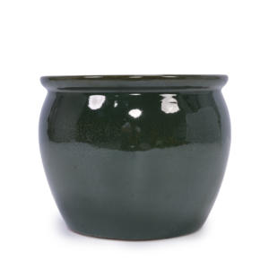 Ensemble de 3 pots à plantes en céramique noire brillante de style américain, écologiques, modernes, faits à la main et émaillés, pour la maison et le jardin - Product Image 6