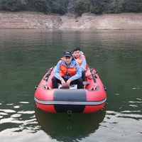 Bateau de sauvetage gonflable de conception polyvalente portable avec moteur