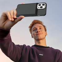 Chargeur de batterie mobile rechargeable à grande capacité USB C TPU, prix d'usine, charge rapide, batterie externe, étui de chargeur de batterie
