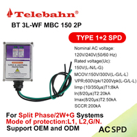 Protection contre les surtensions monophasée 120V/240V 2W+G AC T1+T2 Dispositif de protection contre les surtensions SPD