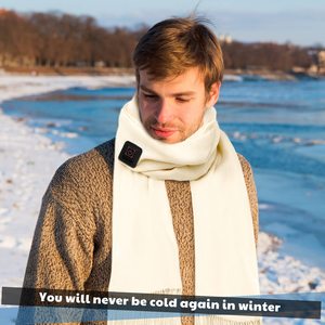 Bufanda de calefacción eléctrica lavable Bufanda de cuello suave y cálida Bufanda de calefacción eléctrica USB - Product Image 5