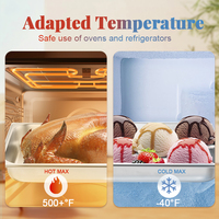 DaoSheng 2/4 Hôtel Restauration Buffet Stockage Des Aliments Crème Glacée Gelato Conteneur En Acier Inoxydable Gastronorm GN Pan Conteneur Alimentaire