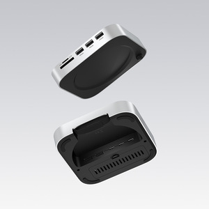 2025 Trending Mac Mini M4 Hub Stand con <span class=keywords><strong>4TB</strong></span> M.2 SSD Enclosure M4 Pro Dock con HDMI 4K 60Hz 2024 MacMini USB C Hub Accesorios - Product Image 1