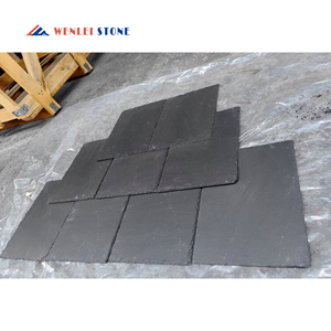 Chinois Top Vente Noir Non Fading Ardoise Pierre Rectangulaire Ardoise Tuiles <span class=keywords><strong>Bardeaux</strong></span> de Toit - Product Image 3