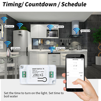 Interrupteur intelligent sans fil SIXWGH Zigbee 2 Gang avec clavier de commande tactile pour éclairage intelligent Alexa Google Assistant Google