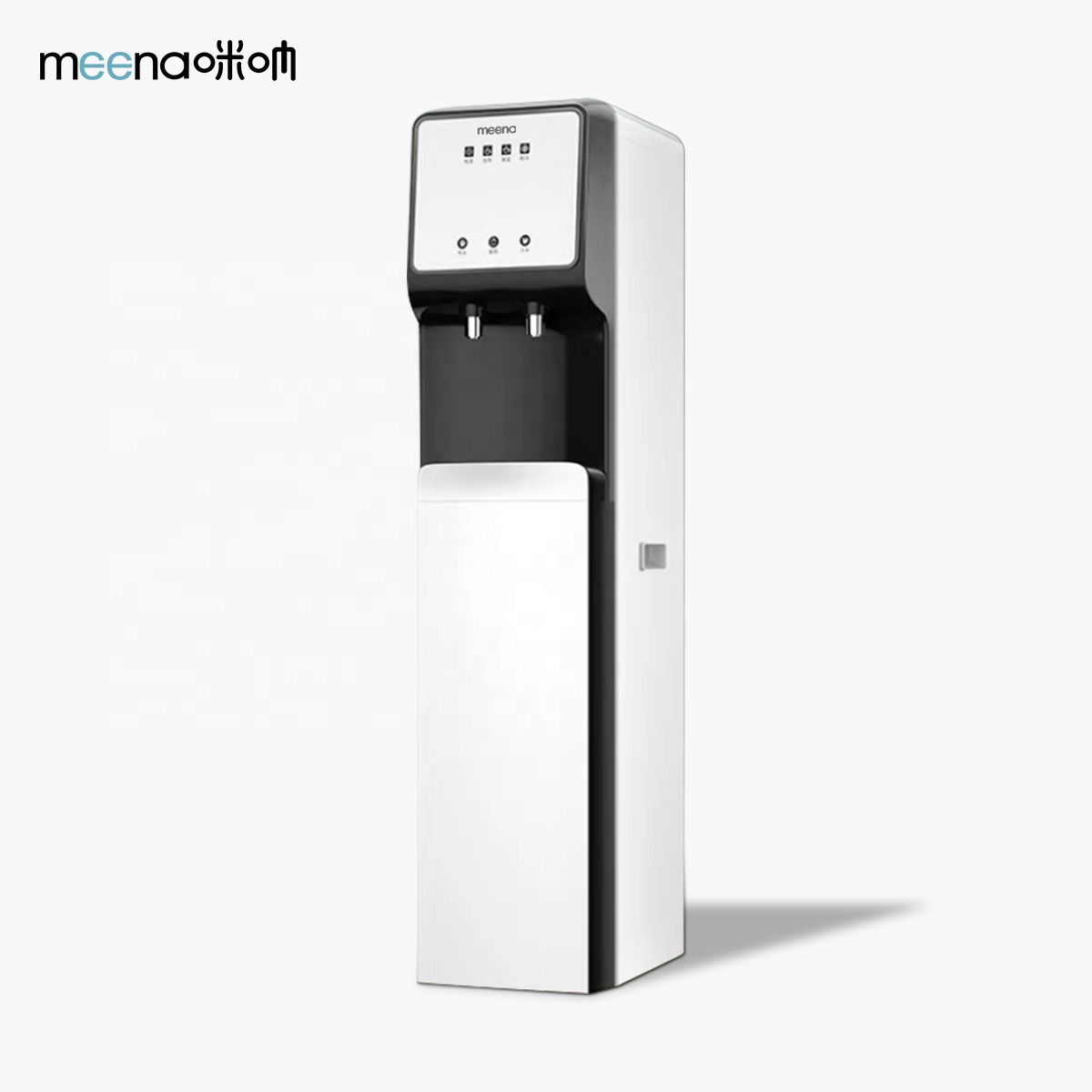 Vertical hot and cold water dispenser intelligent refrigeration dispenser two faucets RO reverse osmosis dispenser