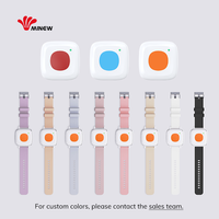Botón de Pánico BLE SOS, Pulsera Inteligente con Relé Remoto, Sensor de Acelerómetro, Rastreador, IBeacon, Baliza BLE