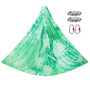 Flying multicolor antigravedad <span class=keywords><strong>comprar</strong></span> hamaca aérea 5M sedas aéreas Columpio de yoga hamaca aérea de yoga para la práctica de yoga en casa - Product Image 2