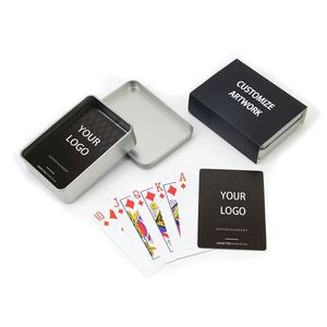 Personalized Logo Pvc Plastic Game <b>Poker</b> Saudia Uae Dubai Custom Design Spanish Playing Cards - Product Image 4