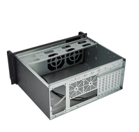 Prix de gros 4U 19 \ "Boîtier de Serveur Industriel Horizontal ATX 4U 19 Pouces Châssis de Serveur en Rack 7 Fentes PCIE Ventilateur en Plastique