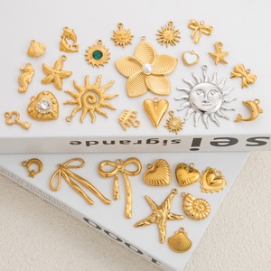 Colgante Geométrico Vintage de Acero Inoxidable con Cristales y Diamantes de Imitación para Mujer, Accesorios de Joyería Minimalistas de Moda DIY - Product Image 1