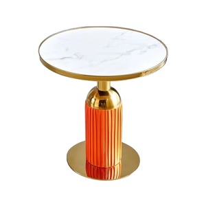 Vente en gros de fast food Coffee Shop <span class=keywords><strong>Table</strong></span> de restaurant carrée en bois de résine de marbre blanc lisse de <span class=keywords><strong>60x60</strong></span> <span class=keywords><strong>Table</strong></span> de café - Product Image 1