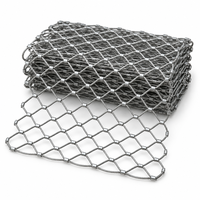 Filet anti-drone personnalisé en câble métallique 50x50cm 6mm en acier galvanisé à chaud pour la couverture aérienne des bâtiments commerciaux