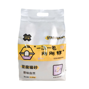 ทรายแมวเต้าหู้สตาร์ฟัน ออริจินัล (1.8 กก.) - ทรายแมวเต้าหู้, ทรายแมวผสมดับกลิ่น, มีบริการขายส่งและดรอปชิป - Product Image 1