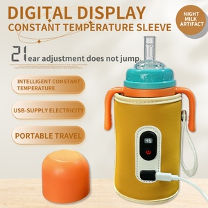Bottle Insulation Cover <b>USB</b> Portable Milk Warmer for Outdoor Use, Constant Temperature <b>Heating</b> Water Bottle - Product Image 2