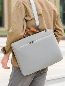 Sac à ordinateur portable imperméable en Oxford, mallette durable, portable, tendance, classique, jeune, de haute qualité, fermeture éclair, mallette en cuir véritable - Product Image 4