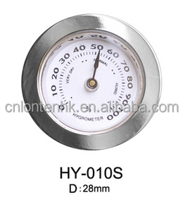 Humidorミニメタルゴールドシガー湿度計 - Product Image 2