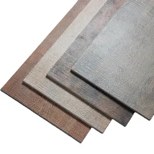 Foshan kualitas Rustic kayu butiran imitasi matte permukaan kasar keramik porselen lantai dinding ubin luar ruangan kolam renang sisi teras