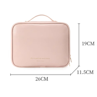 Sac de voyage cosmétique grande capacité en PVC transparent avec pochettes mobiles, organisateur de voyage, trousse de toilette et de maquillage – Vente en gros OEM