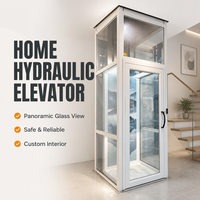 Eleganter Hydraulischer Hauslift Personenaufzug Maßgefertigter Kleiner Aufzug für Villa Haus Wohnnutzung mit CE-Zertifizierung