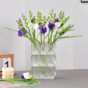 Fleur artificielle en soie Phalaenopsis Orchidée Blanc Rose clair Violet Orange Jaune Fleurs en vase Décoration maison Mariage - Product Image 3