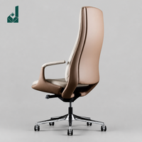 Chaise de bureau de direction italienne haut de gamme en cuir, confortable, pour bureau et salle d'étude