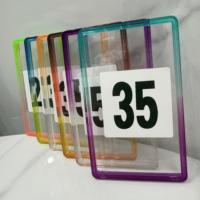 Plaque de protection arrière en TPU à paillettes dégradées avec plaque acrylique transparente pour cartes gradées PSA