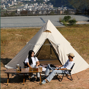 Tente de camping en plein air portable à une chambre Tissu Oxford imperméable avec alliage d'aluminium pour les camps familiaux - Product Image 2