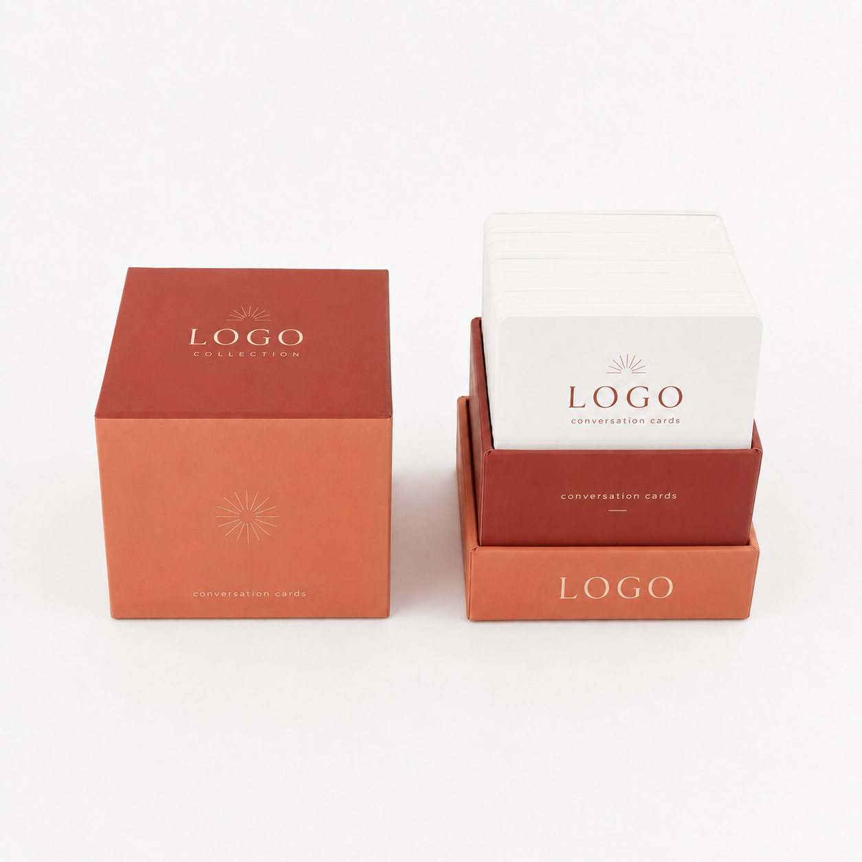 Customized, Half-cover lid box