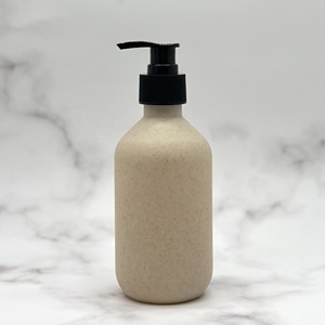 500ml Biodégradable Blé <span class=keywords><strong>Paille</strong></span> Cap Cosmétique Bouteille Sérigraphie Nature Couleur <span class=keywords><strong>VERSAILLES</strong></span> YD-90 Nouveau Design Voyage Kit pour - Product Image 2