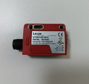 Sensor fotoeléctrico difuso Leuze HT25CI/4P-200-M12 50134234 con supresión de fondo, OEM, PVC rojo - Product Image 4