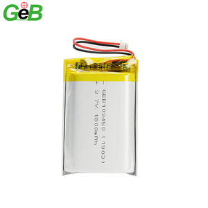 Venta wholesale Battery rechargeable <span class=keywords><strong>3</strong></span>,7 V-37V 1800mAh 103450 Li-Ion lithium polymer Batteries prismatic Battery lipo battery pack - Product Image 1