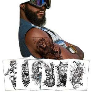Nouveau design autocollants de tatouage temporaire étanche pour hommes femmes fleur bras tatouage personnalisé - Product Image 1