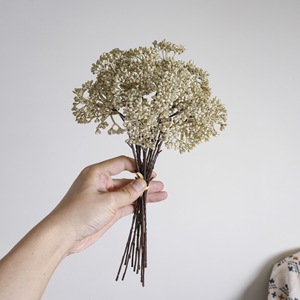 Bouquet de fleurs artificielles CallaFloral en forme de grains de riz, blanc et vert, moulé par injection plastique, pour décoration intérieure et mariage - Product Image 1