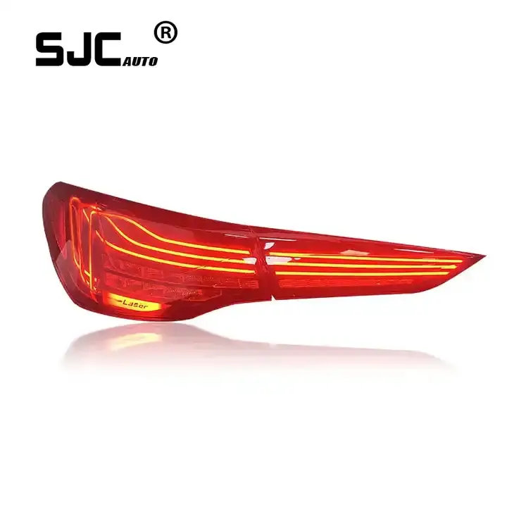 SJC Auto New Design for BMW4 Series G22 2018-2022 CSL Style Brake Taillights for BMW M4 G82 G22LEDリアターンシグナルテールランプ