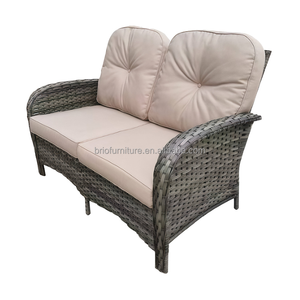 Canapé-lit en rotin PE à prix abordable, idéal pour l'extérieur, avec coussins résistants aux intempéries – Vente chaude directe usine - Product Image 5