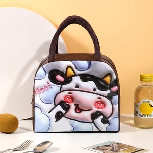 <span class=keywords><strong>Sac</strong></span> à déjeuner isotherme portable pour enfants, boîte à lunch bento pour étudiants, motif dessin animé - Product Image 3