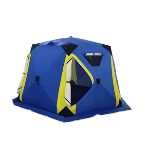 도매 휴대용 접이식 여행 텐트 캠핑 야외 대피소 겨울 열 절연 얼음 낚시 Eskimo 텐트 2-3 사람